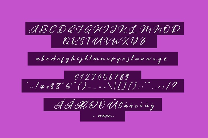 Example font Purple Pen #6